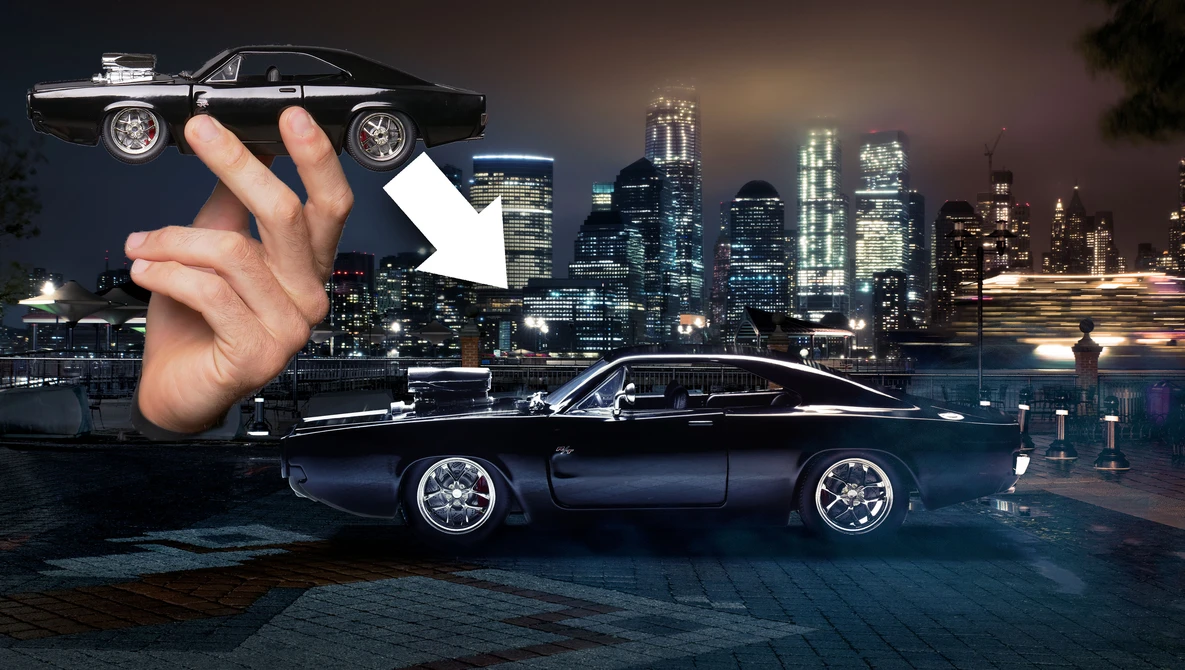 Watch Make A Toy Car Look Real on YouTube.