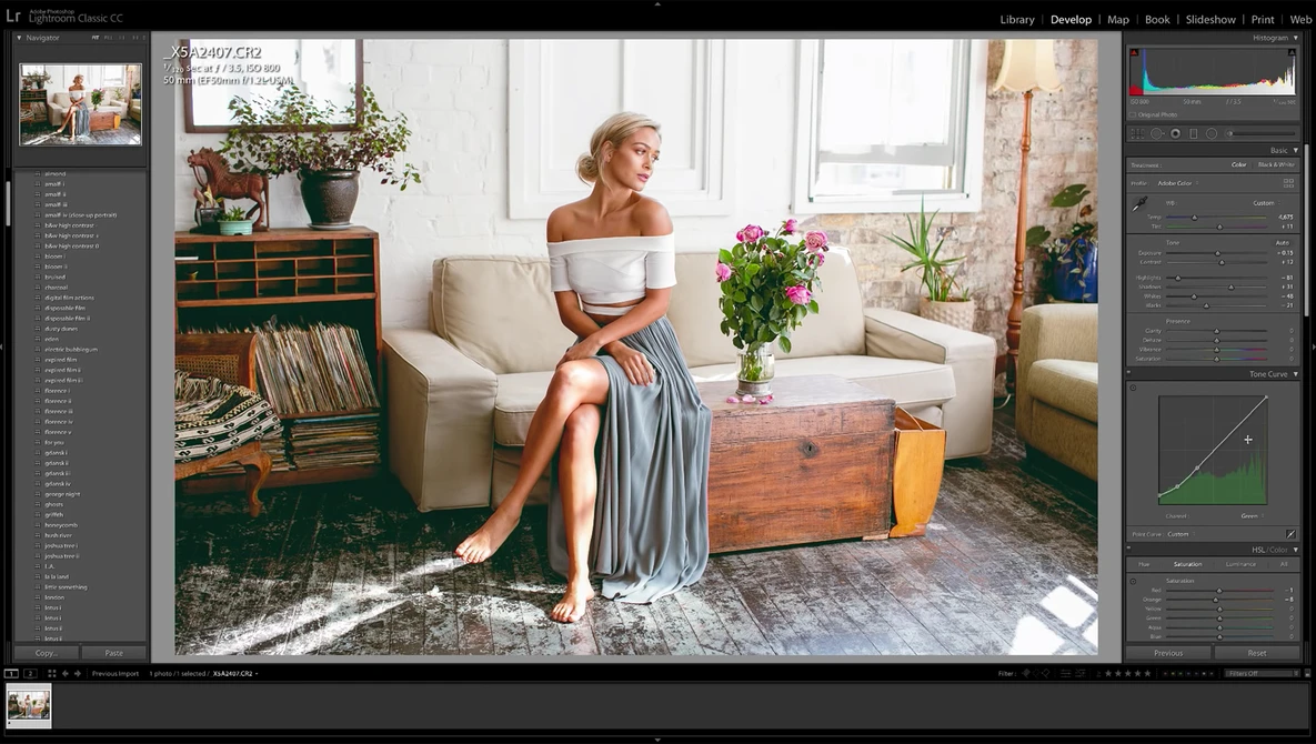 Watch Beginner's Lightroom Tutorial - Indoor Portraits on YouTube.