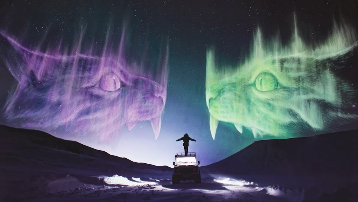 Watch Artist creates giant Aurora Alien Cats from Iceland landscapes on YouTube.