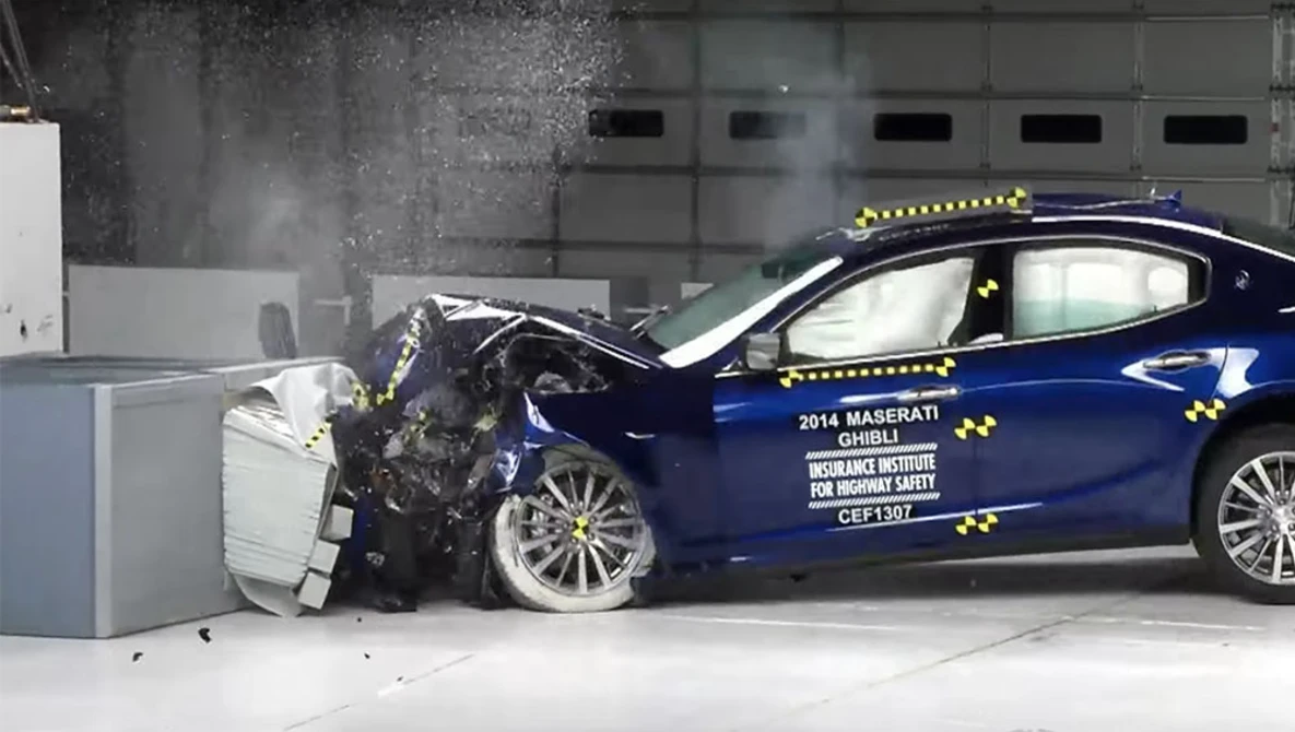 Watch Inside IIHS: Crash test photography on YouTube.