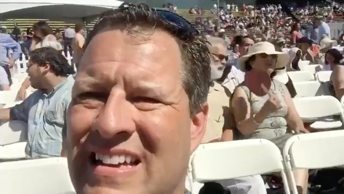 Watch He accidentally recorded himself while his daughter accepted her diploma at college graduation on YouTube.