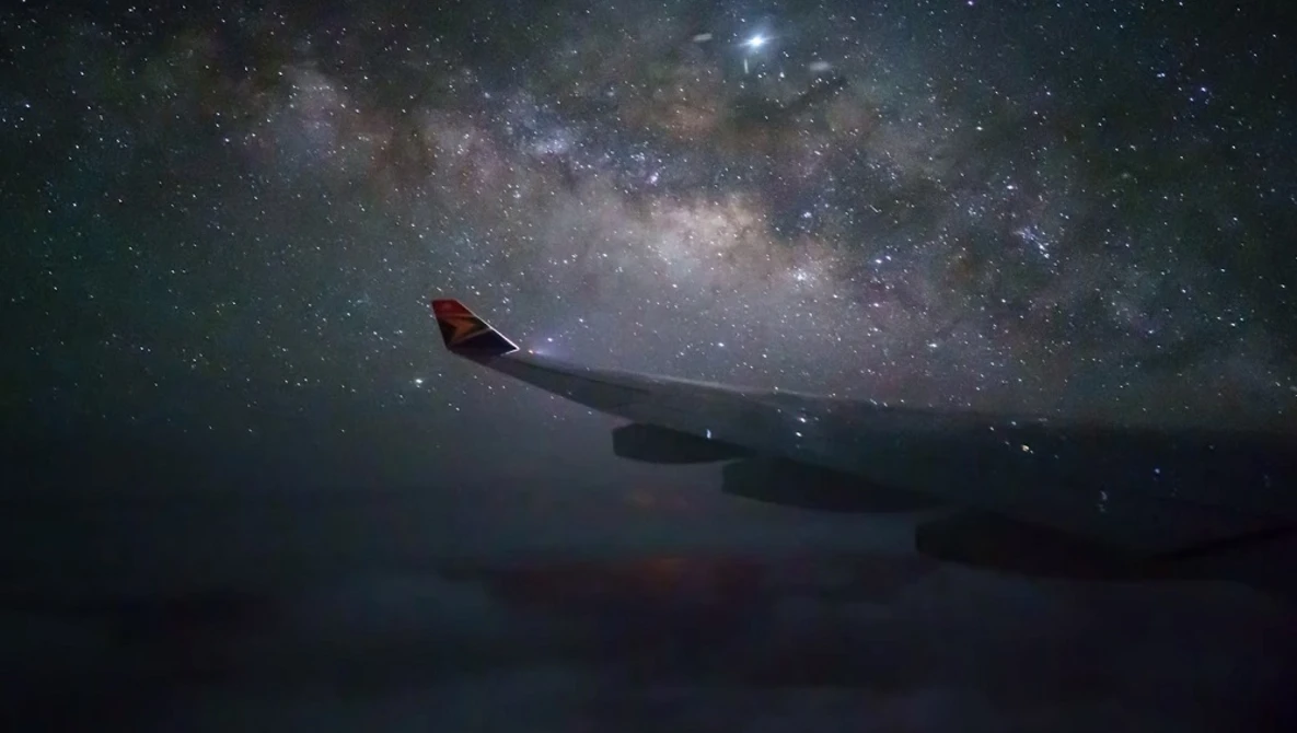 Watch Insane PHOTOGRAPH of MILKY WAY from AIRPLANE 😱 | Jaworskyj on YouTube.