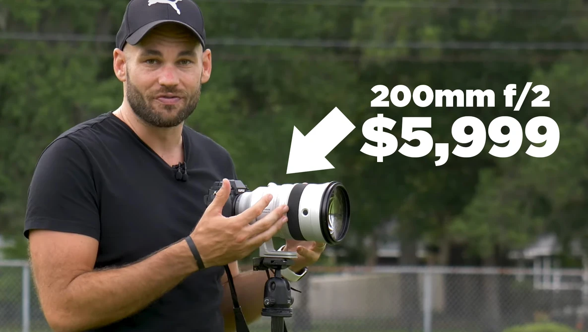Watch 200mm f/2 + high-speed sync on YouTube.