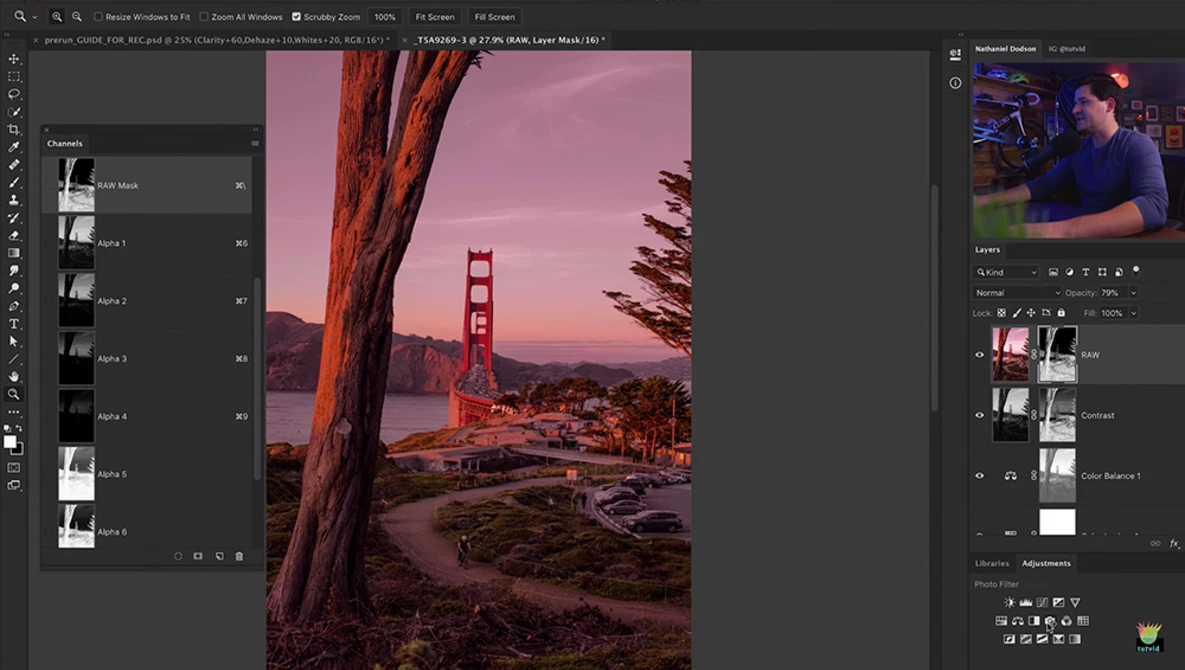 Watch The HIDDEN Power of Luminosity Masks in PHOTOSHOP CC on YouTube.
