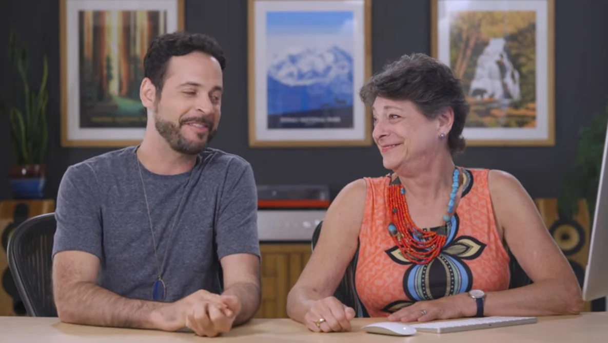 Watch Photoshop Pro Teaches Mom to Edit Childhood Photos! on YouTube.
