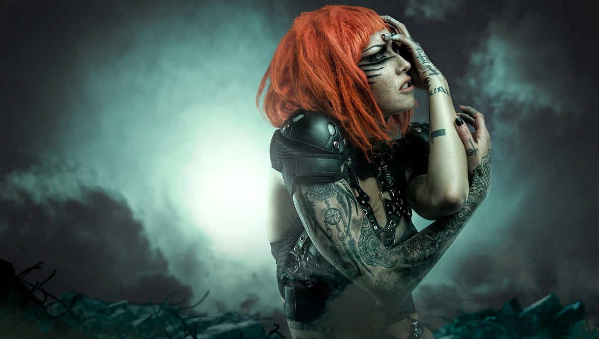 Watch PHOTOSHOP-speed edit- conceptual portrait f.t Shelly dinferno on YouTube.