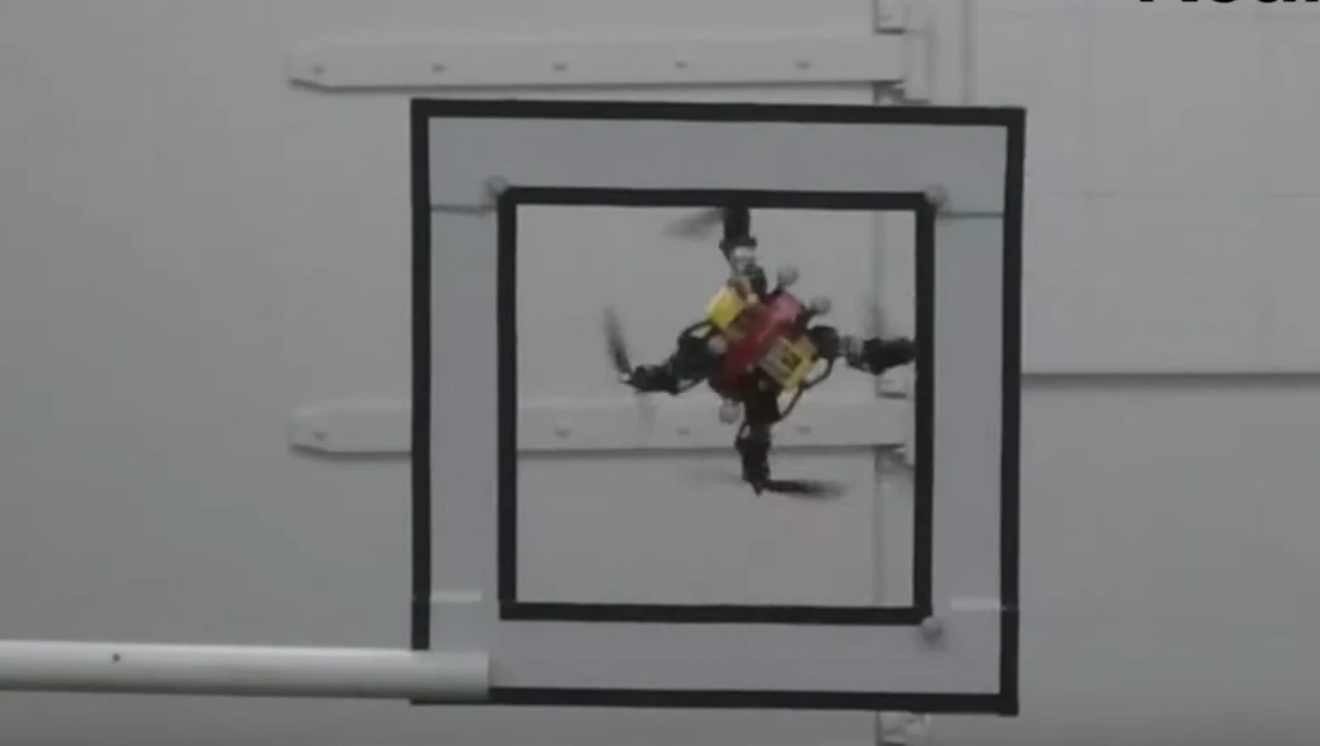 Watch Design and Control of a Passively Morphing Quadcopter on YouTube.