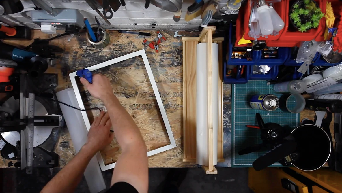 Watch How To Build a Cheap Scrim - Photography Studio Lighting Setup on YouTube.