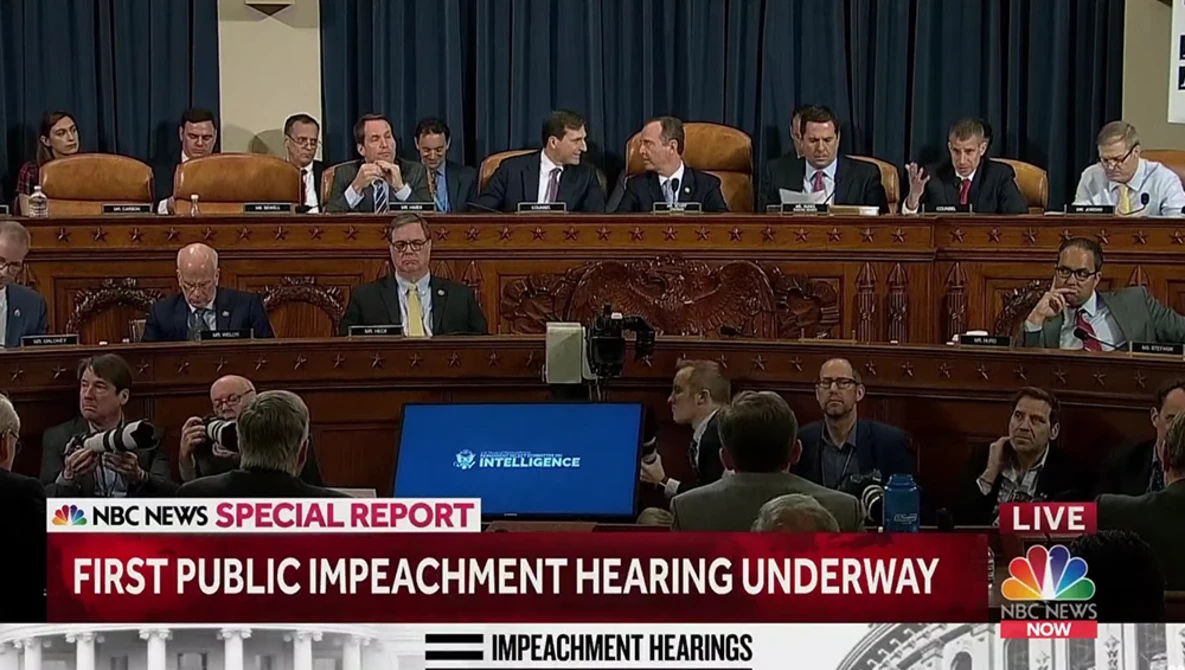 Watch Watch: Trump Impeachment Hearings (Day 1) | NBC News on YouTube.