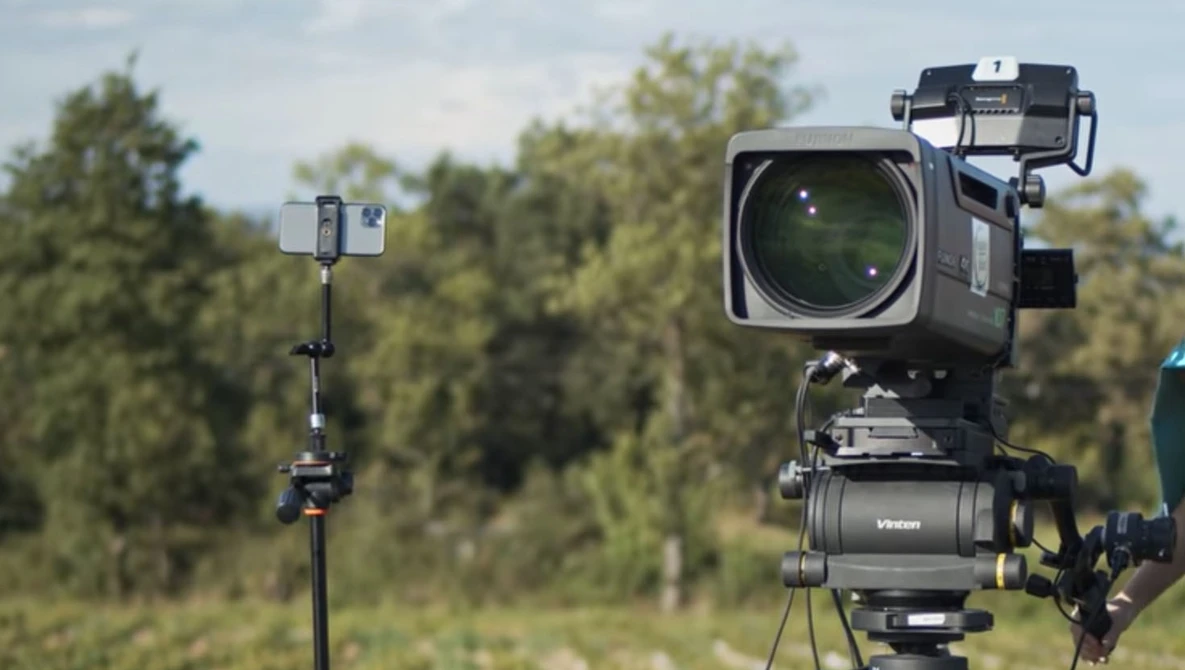 Watch iPhone vs $250,000 Monster TV Camera Setup ! on YouTube.