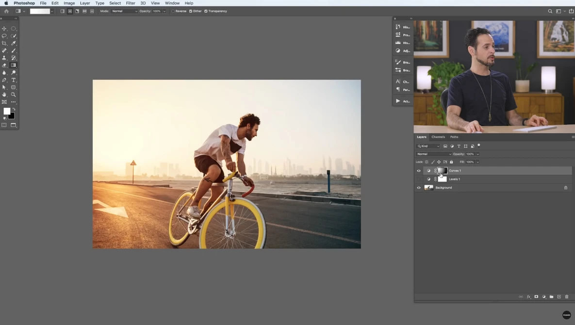 Watch How to Use Levels & Curves in Photoshop | Day 6 on YouTube.