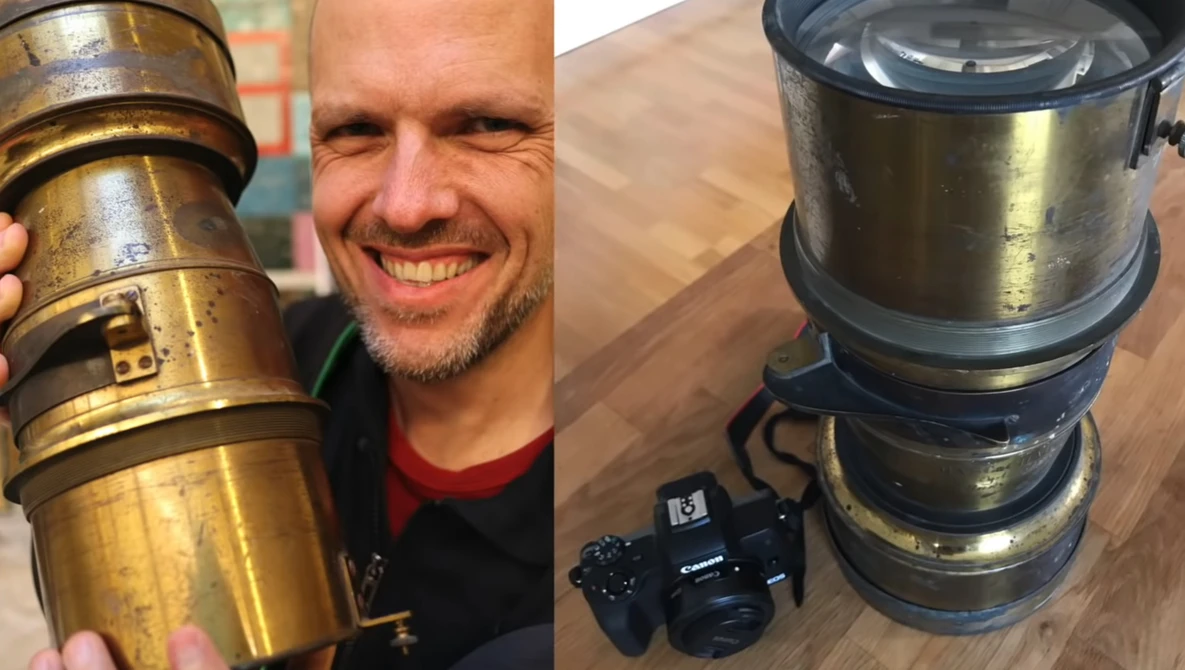 Watch Bringing a 160 Year Old Giant Petzval Lens Back to Life on YouTube.