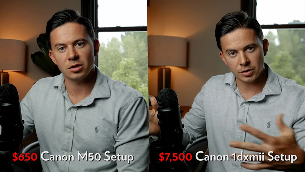 Watch How to Shoot an Interview/Tutorial (Under $1,000) on YouTube.