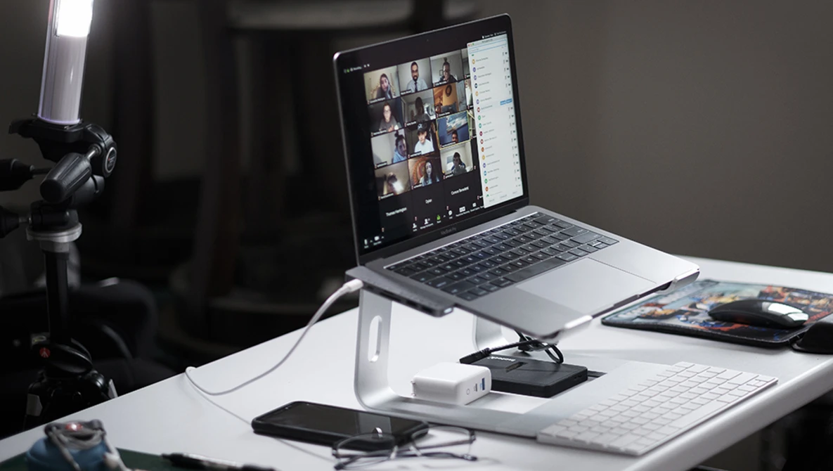 Watch How to look presentable for a video conference on YouTube.