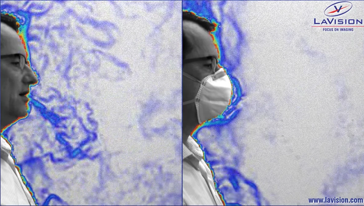 Watch Covid-19 : LaVision imaging technique shows how masks restrict the spread of exhaled air on YouTube.