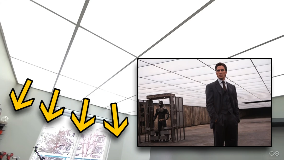 Watch Turning My ENTIRE Ceiling Into a Light Fixture on YouTube.