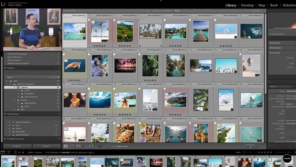 Watch How to Export Photos in Lightroom Classic on YouTube.