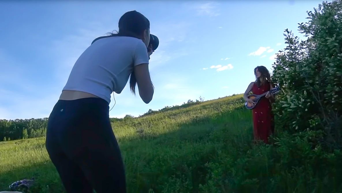 Watch Natural Light Portraits with Canon 85mm 1.2 RF Behind The Scenes on YouTube.