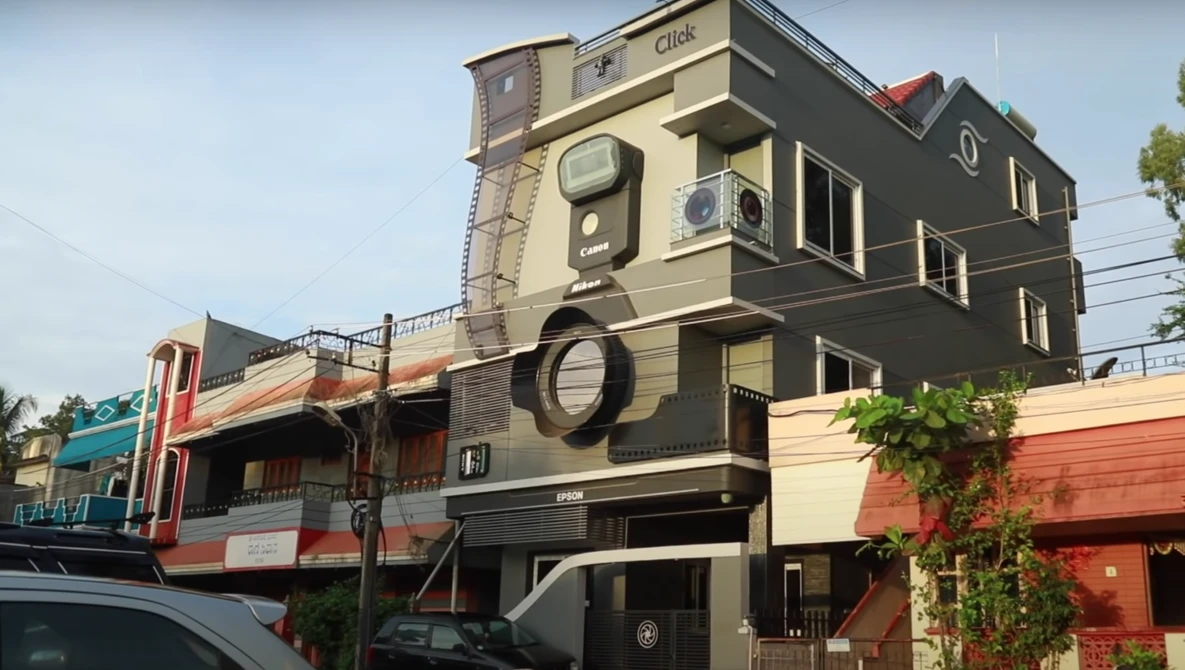 Watch Man Obsessed With Cameras Lives In Camera Shaped House on YouTube.