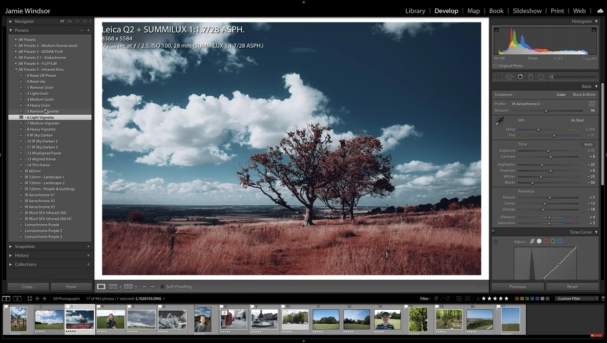 Watch 15 LIGHTROOM TIPS and TRICKS for faster editing on YouTube.