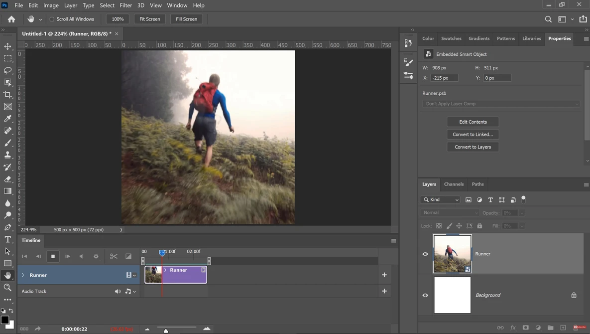 Watch How To Make an Animated GIF in Photoshop (Fast & Easy!) on YouTube.