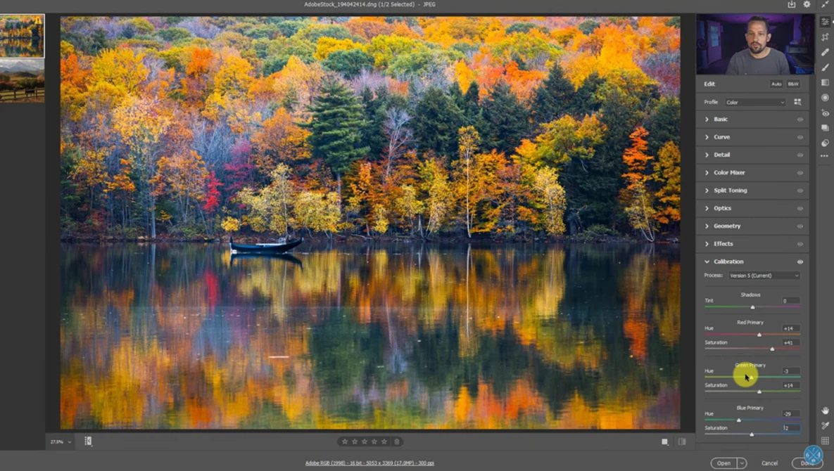 Watch AMAZING Fall Colors In ACR or Lightroom on YouTube.