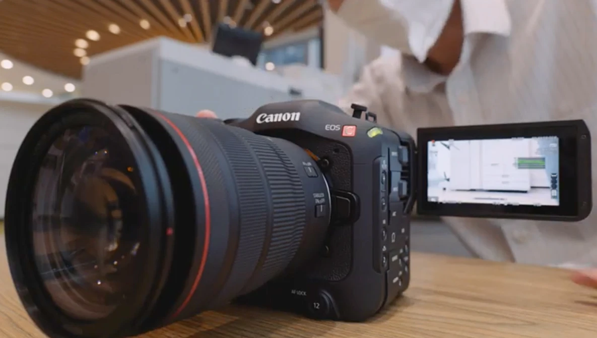 Watch Smallest, Lightest Canon Cinema Camera: EOS C70 Hands-on First Lok on YouTube.