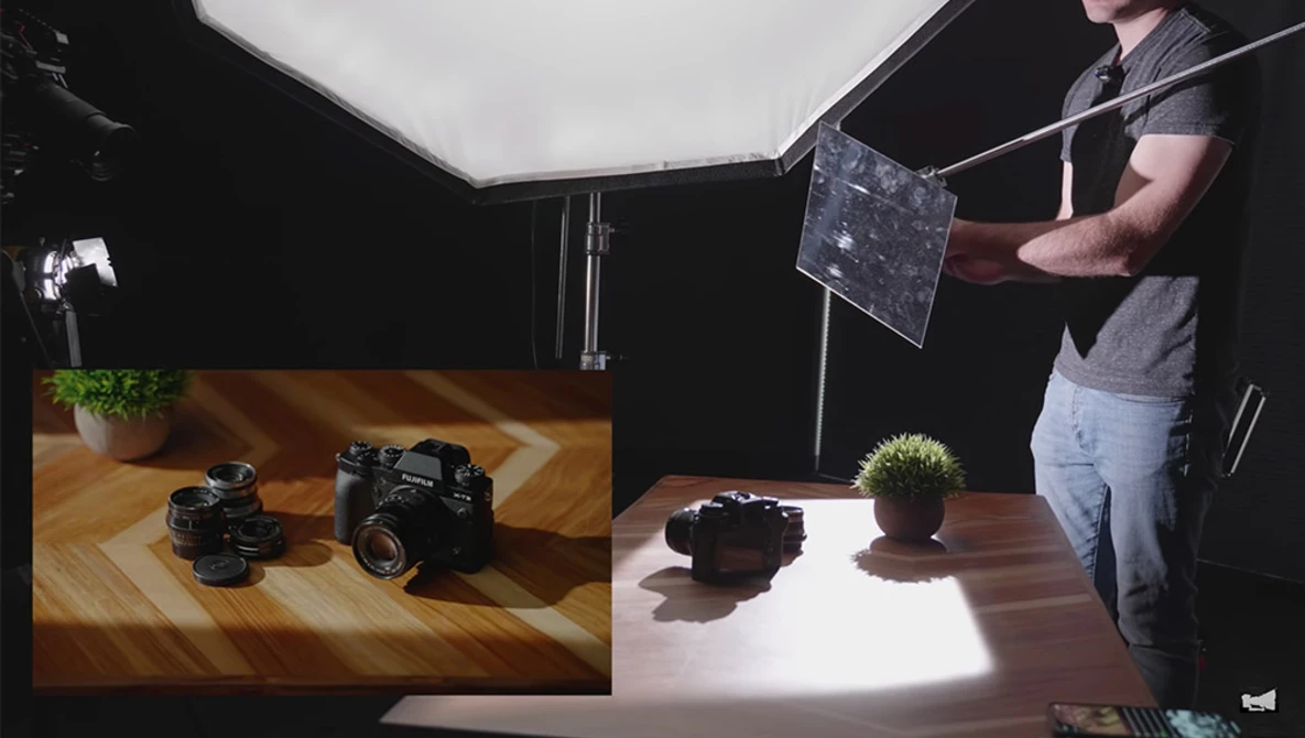 Watch Amazing Video Lighting Hack Using Mirrors! on YouTube.