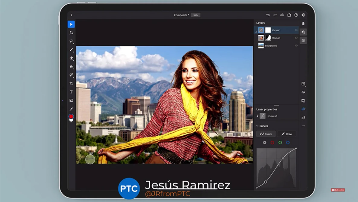 Watch Photoshop on iPad for Beginners | FREE COURSE on YouTube.