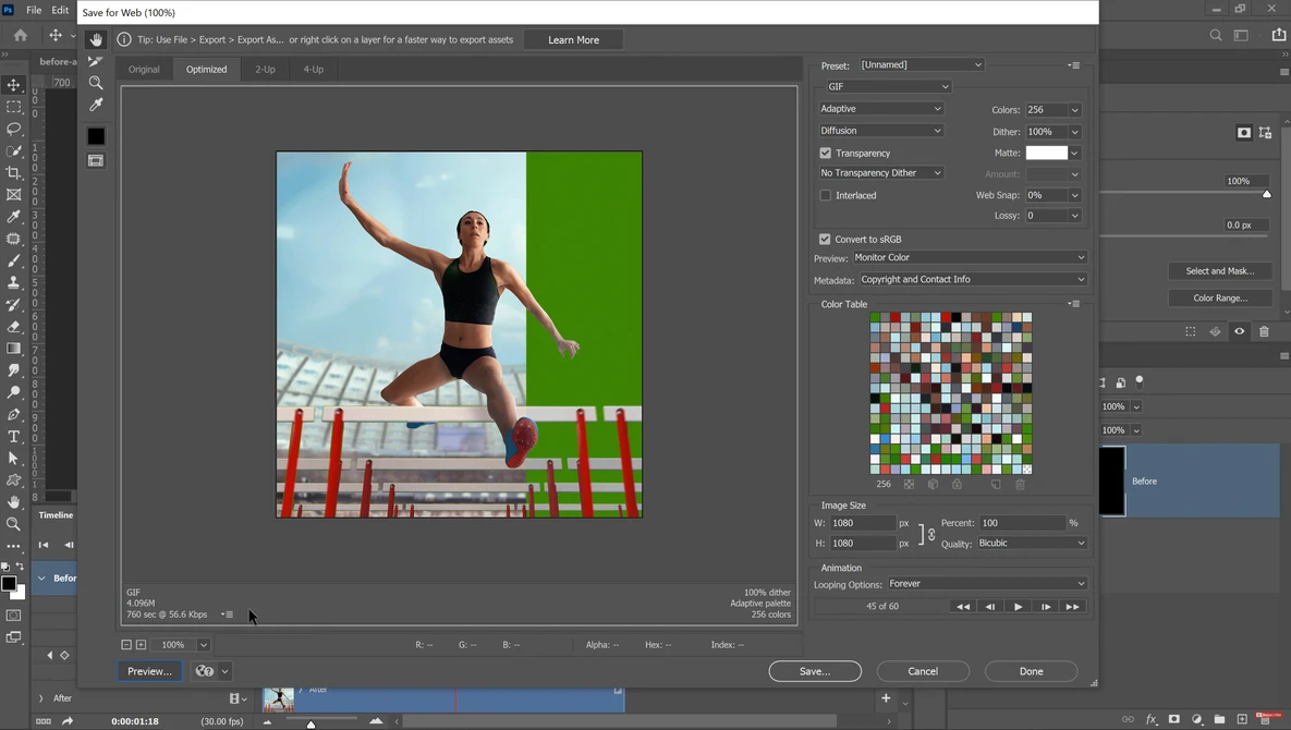 Watch Photoshop: Create BEFORE & AFTER Wipe Animations on YouTube.