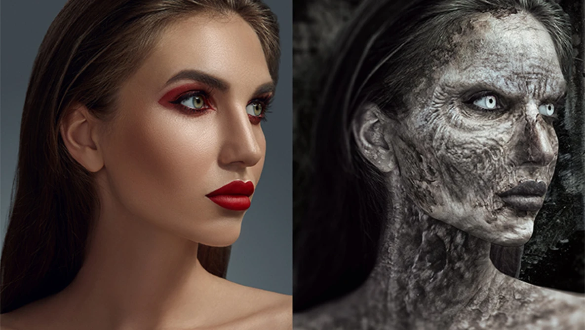 Watch How to Create Undead Zombie Skin in Photoshop – Tutorial on YouTube.