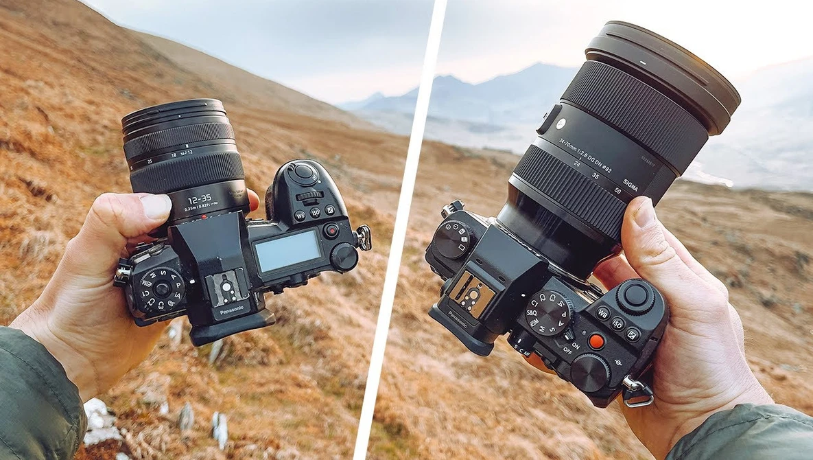 Watch BIG vs SMALL sensors in the real world... on YouTube.