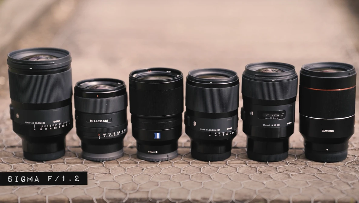 Watch Sony 35mm f/1.4 GM vs Sigma 35mm f/1.4 vs Sigma 35mm f/1.2 vs ALL OTHER 35mm f/1.4 E-Mount Lenses! on YouTube.