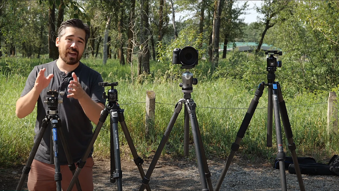 Watch Large Tripod Comparison/Review (Gitzo, Manfrotto, Leofoto, Sirui) on YouTube.