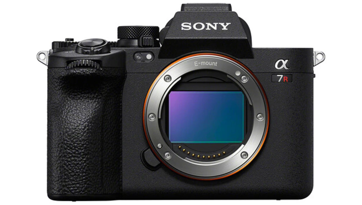 Sony Alpha 7R II mirrorless camera body shown from front with lens mount exposed.