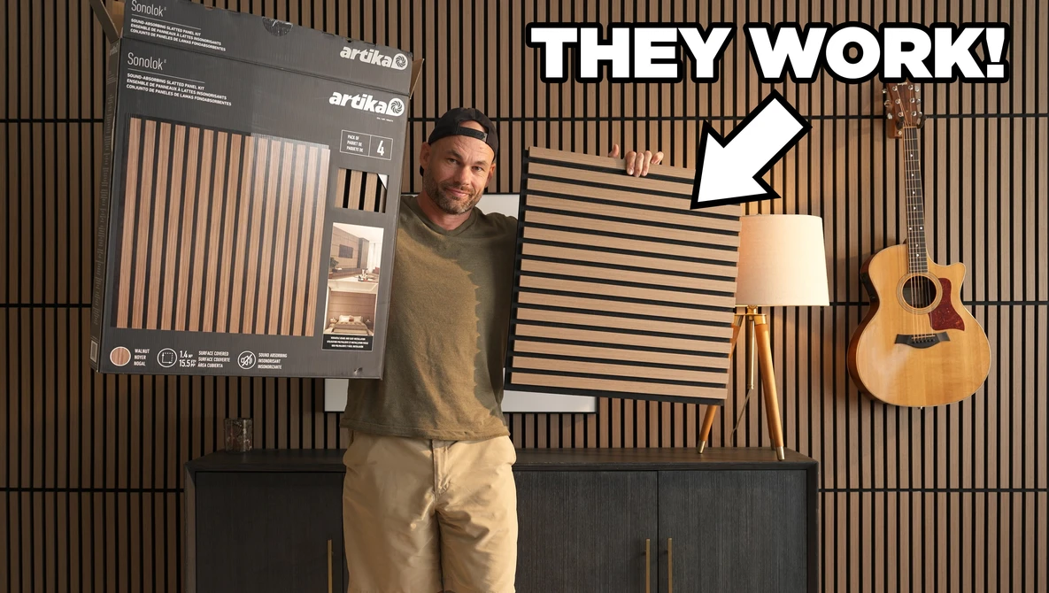 Watch Costco's Cheap Acoustic Panels Are Amazing on YouTube.