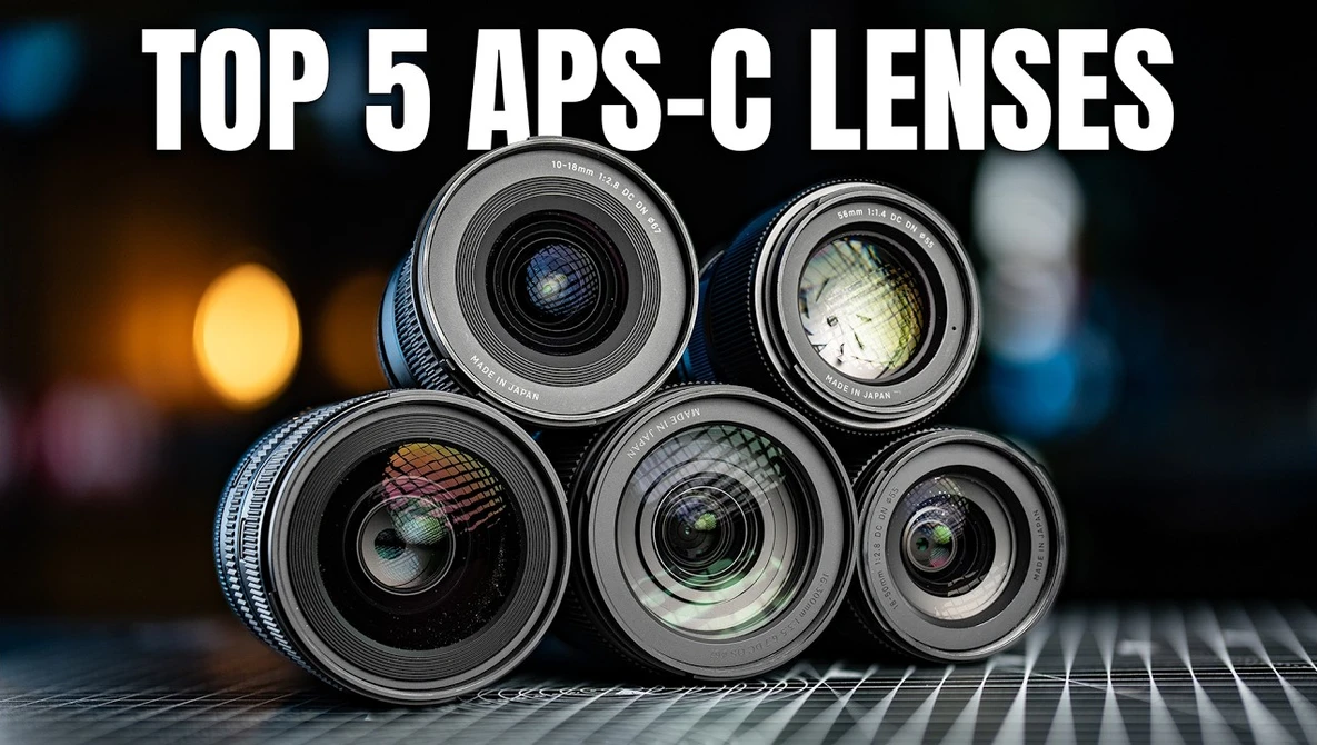 Watch My Top 5 APS-C Lenses for Sony 2026 Edition on YouTube.