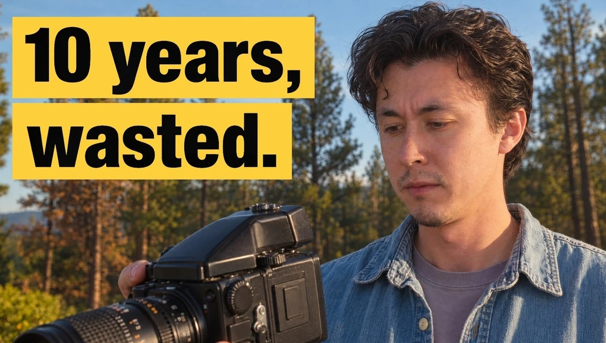 Watch I Wasted Years Learning Photography… I’d Do This Now on YouTube.