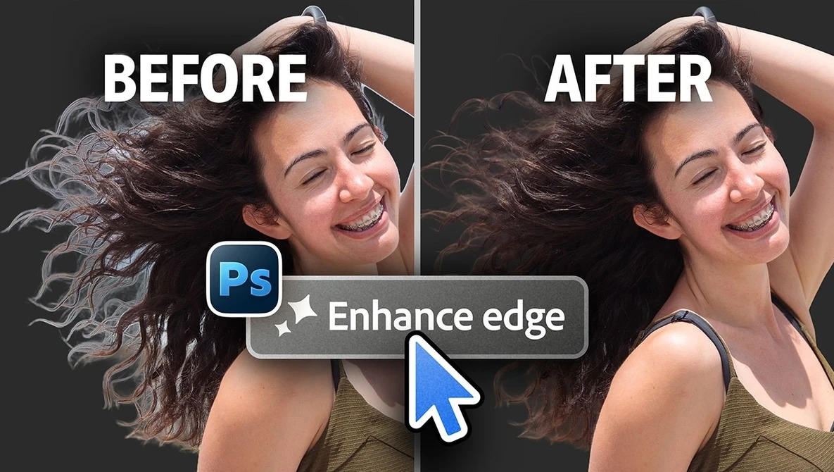 Watch Did Photoshop Finally Solve Hair Masking? Insane New Feature! on YouTube.