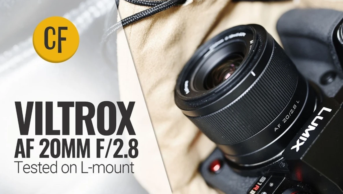 Viltrox AF 20mm f/2.8 lens mounted on L-mount camera body