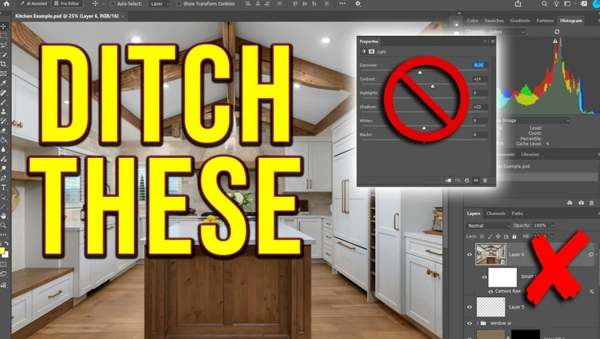Watch The WORST Photoshop Tools for Real Estate Editing - And What To Use Instead on YouTube.