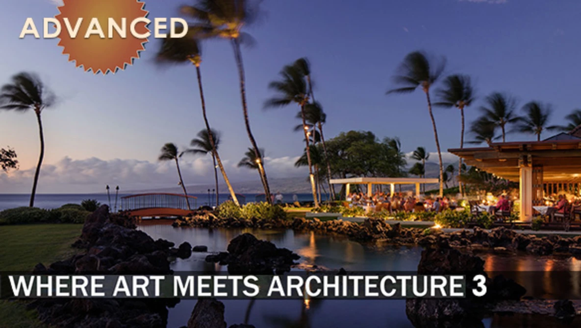 Watch Where Art Meets Architecture 3: How to Photograph Hotels, Resorts, and the Business of Photography on YouTube.
