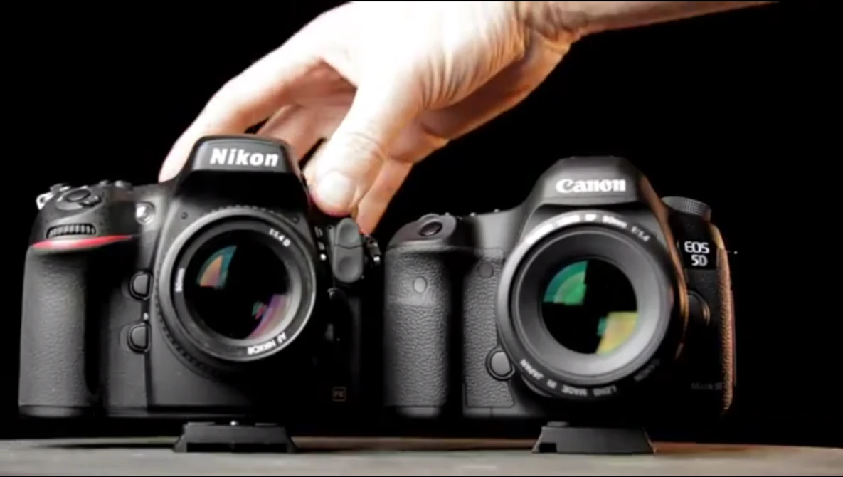 Watch Canon 5D Mark III vs Nikon D800 Comparison on YouTube.