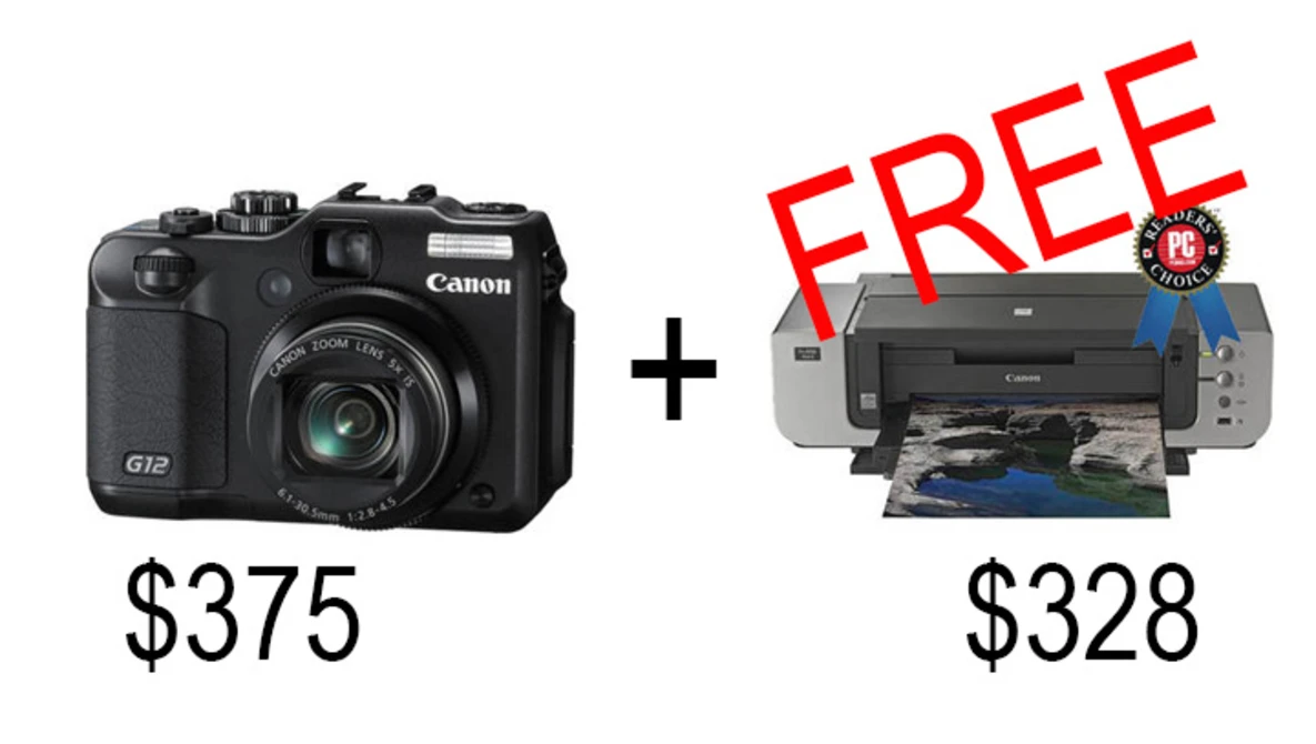 The Best Deal On A Canon G12 Camera Plus A Free $400 Canon Printer