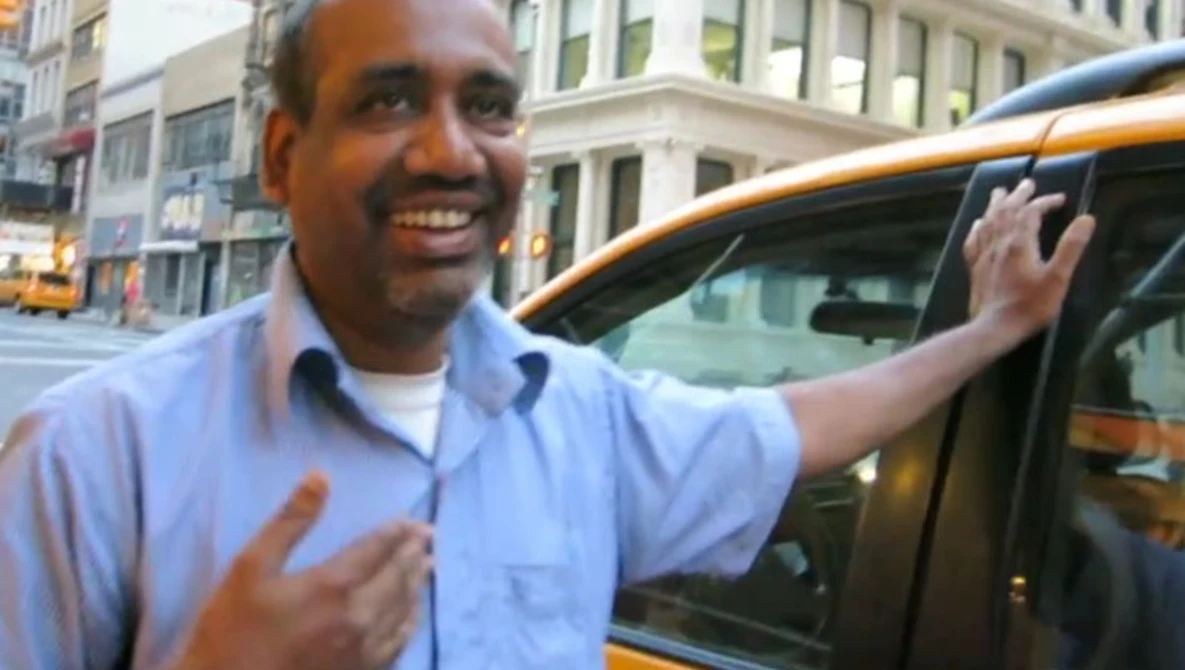 Watch $13,238.86 left in a NYC taxi on YouTube.
