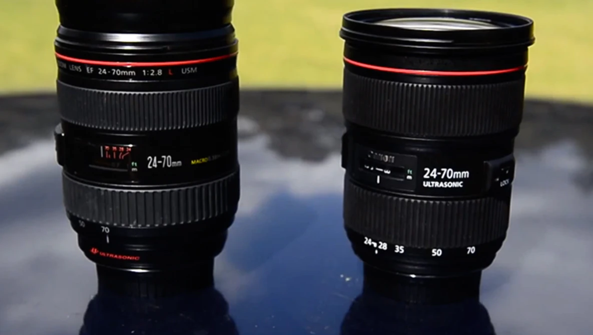 Watch World first Canon 24-70mm f/2.8L II review (vs original) on YouTube.