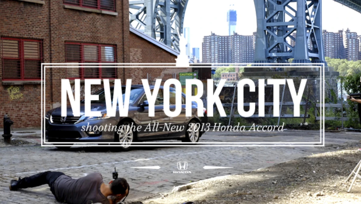 Watch NYC // Behind-The-Scenes // 2013 Honda Accord on Vimeo.
