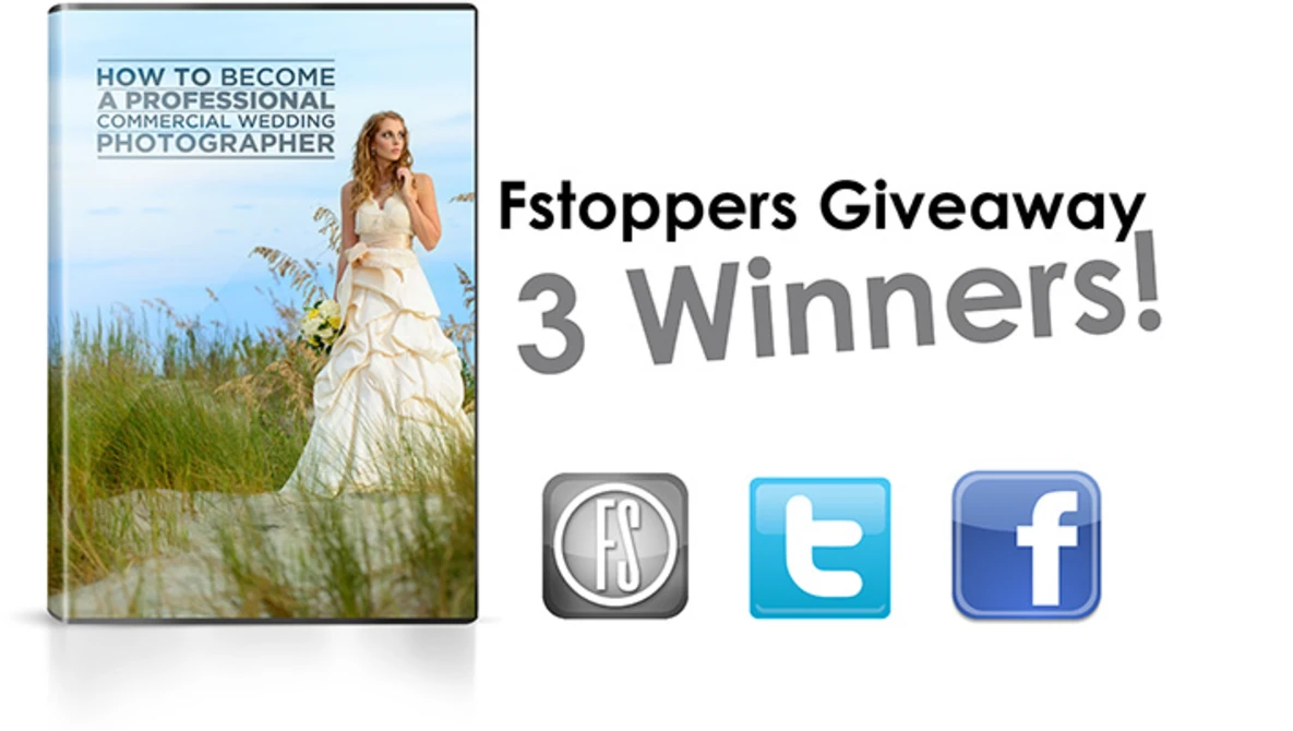 Watch Fstoppers Contest:  Win a Copy of How To Become A Professional Commercial Wedding Photographer on YouTube.