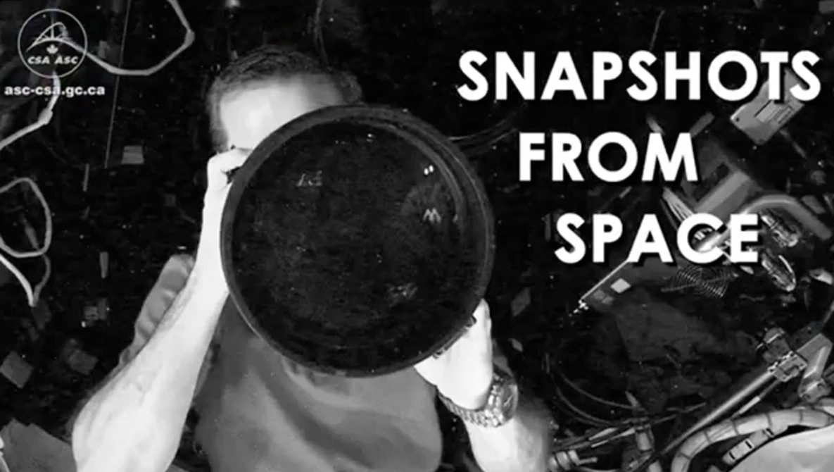 Watch Chris Hadfield's Snapshots from Space on YouTube.