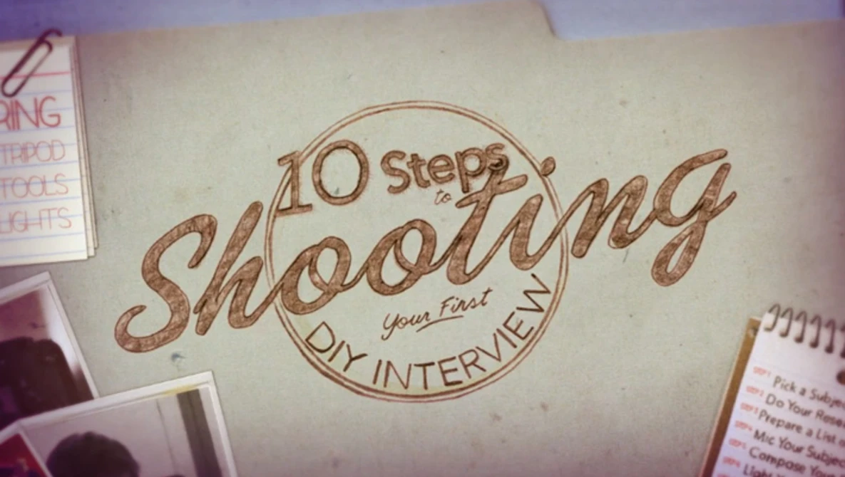 Watch 10 Steps to Shooting your First DIY Interview on Vimeo.